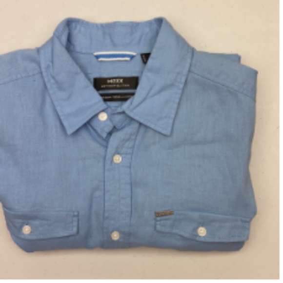 Mexx BLU Cotton/Linen Button Down, S   Winter Sale - Picture 13 of 13